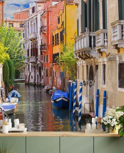 Venetian Houses mural
