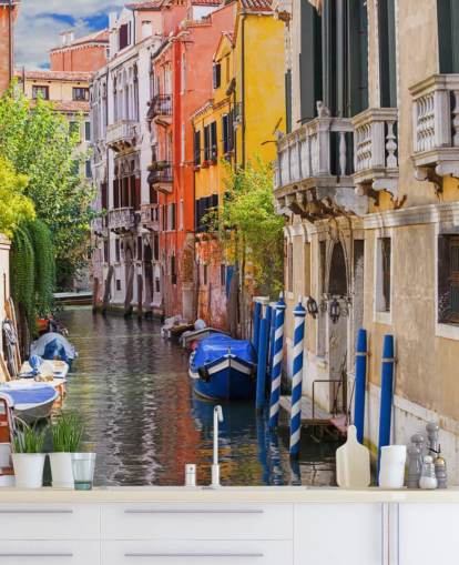 Venetian Houses mural Venetian Houses mural