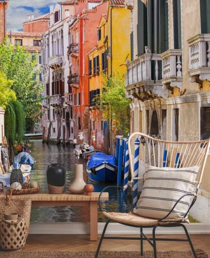 Mural de casas venezianas