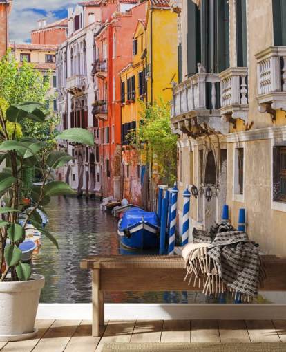 Venetian Houses mural Venetian Houses mural