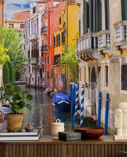 Venetian Houses mural
