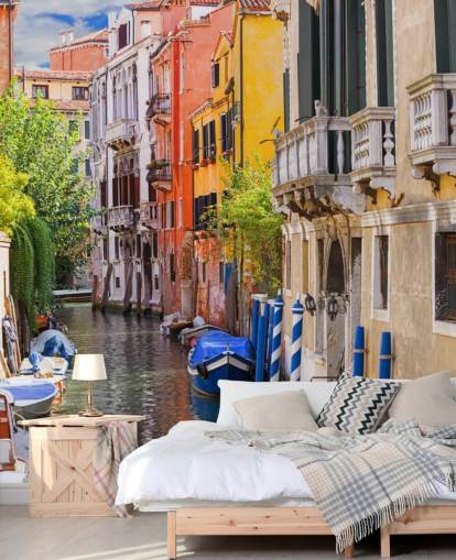 Mural de casas venezianas