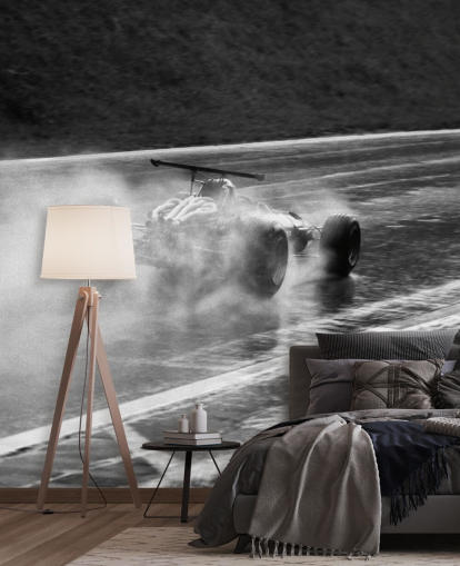 Vintage fotografering av Ferrari bil tapet