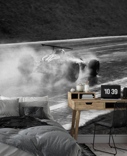 Vintage fotografering av Ferrari bil tapet