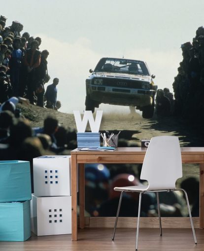 Fond d'écran de voiture de course en