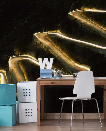 Winding Road Baggrund Winding Road Baggrund