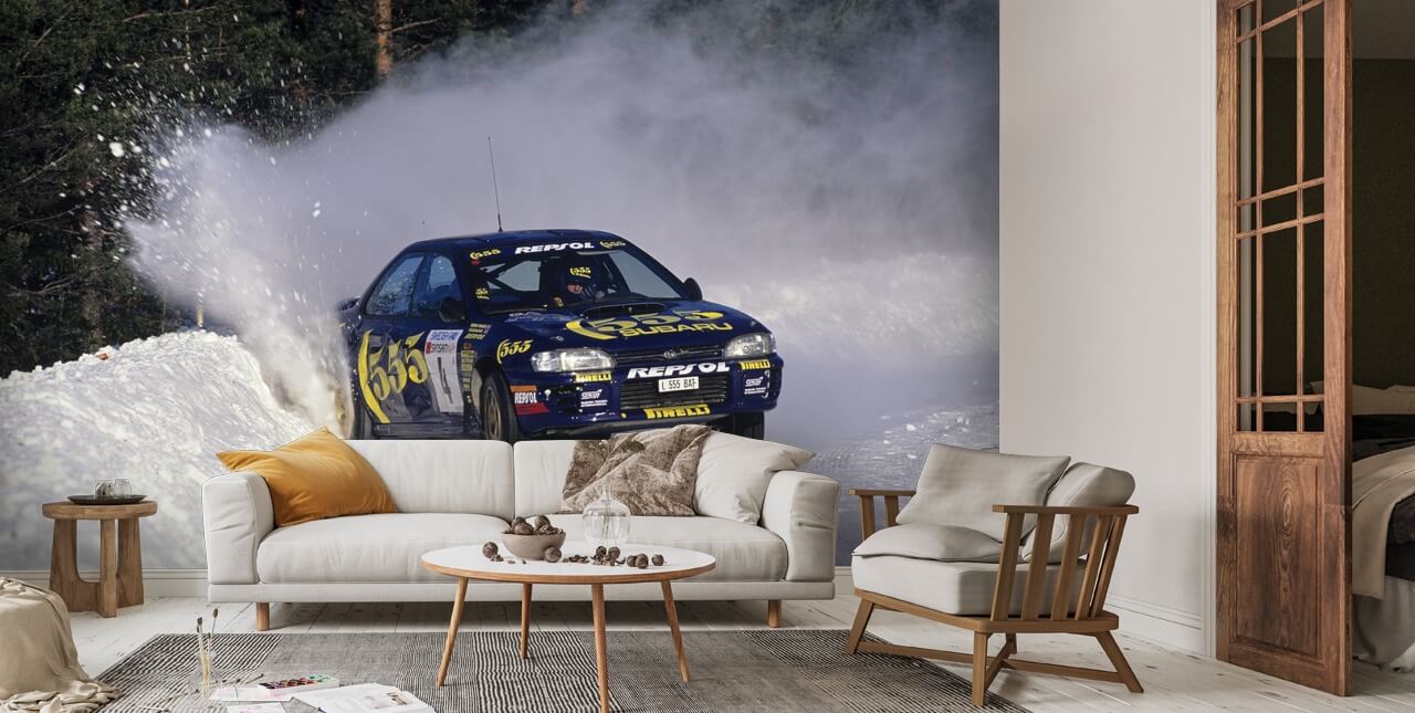 “If In Doubt, Flat Out” Colin McRae Wall Mural | Wallsauce UK