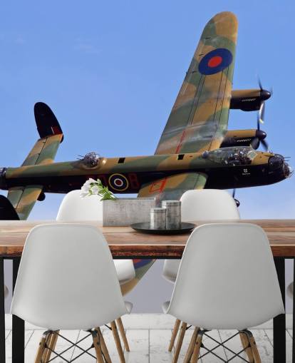 War Plane Flying Behang War Plane Flying Behang