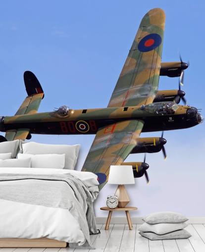 War Plane Flying Bakgrunn