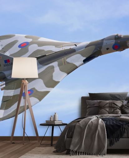 Camouflage vliegtuigen behang Camouflage vliegtuigen behang