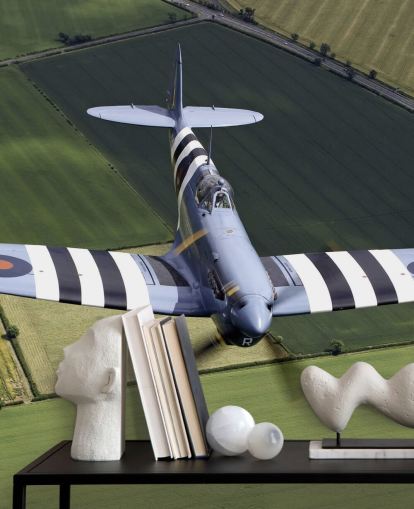 Spitfire avec rayures d'invasion