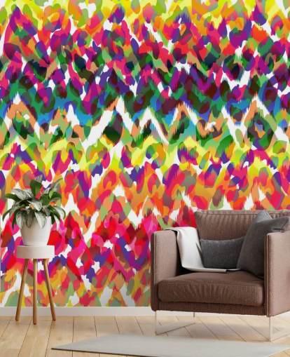 Colourful Chevron Tribal Wallpaper Colourful Chevron Tribal Wallpaper