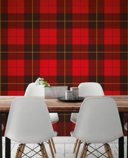 Red Tartan Wallpaper