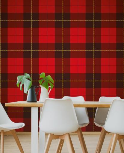 Red Tartan Wallpaper