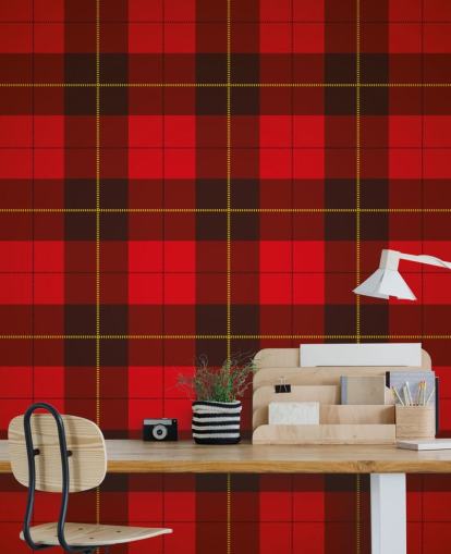 Red Tartan Wallpaper