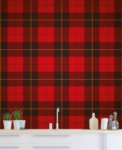 Red Tartan Wallpaper