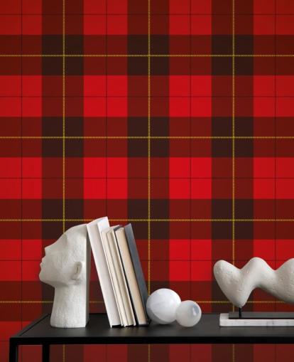 Red Tartan Wallpaper