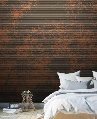 Papel pintado de cobre oxidado