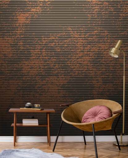 Papel de Parede de Cobre Rusted