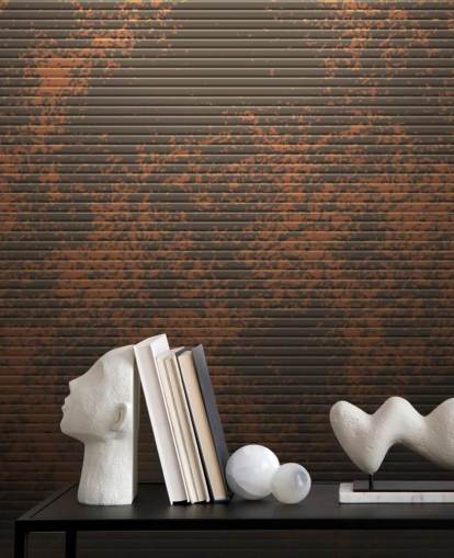 Papel de Parede de Cobre Rusted