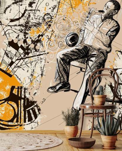 Jazz Player Art Taustakuva