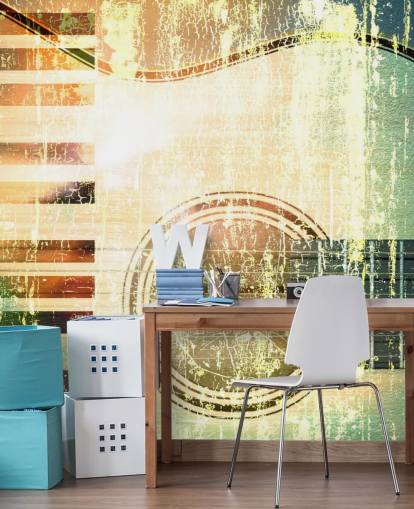 Rustik nærbillede af Guitar Wallpaper Rustik nærbillede af Guitar Wallpaper