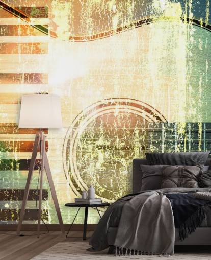 Rustikale Nahaufnahme der Gitarre Tapete