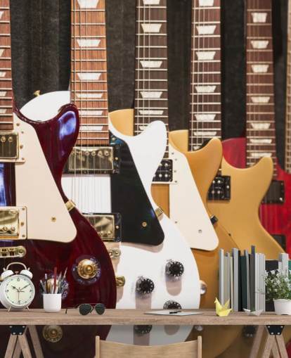 Colourful Electric Guitars wallpaper Colourful Electric Guitars wallpaper