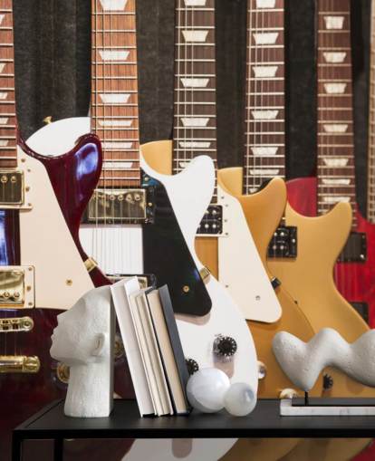 Colourful Electric Guitars wallpaper