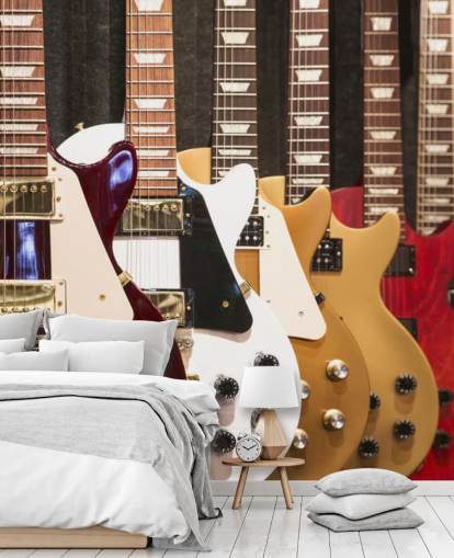Guitarras elétricas coloridas papel de parede Guitarras elétricas coloridas papel de parede