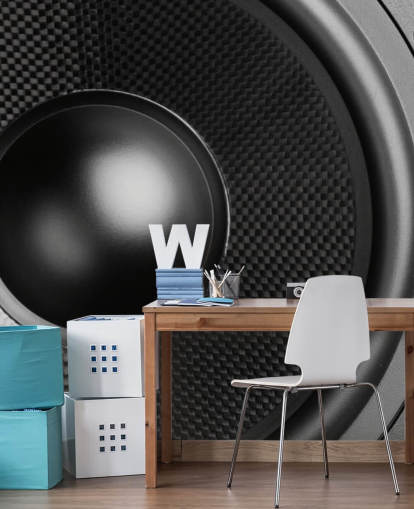 Nærbillede af Speaker Wallpaper