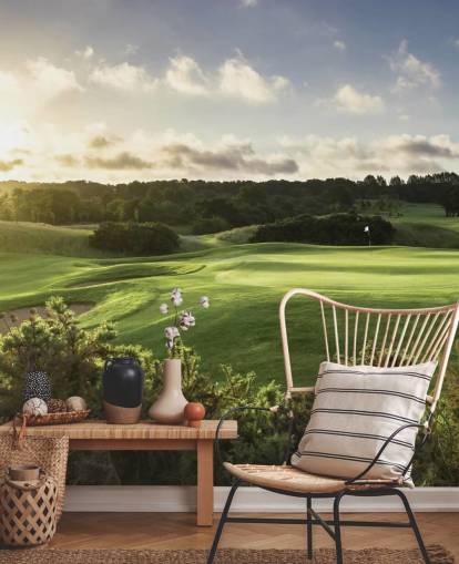 Golfkenttä taustakuva Golfkenttä taustakuva