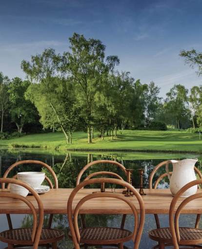 Dawn Across the Lake, Cottesmore Hotel, Golf & Country Club, West Sussex, England Wallpaper Dawn Across the Lake, Cottesmore Hotel, Golf & Country Club, West Sussex, England Wallpaper