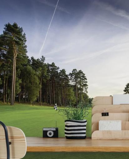 Grün Golfplatz-Tapete