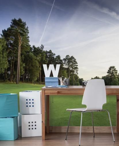 Grün Golfplatz-Tapete