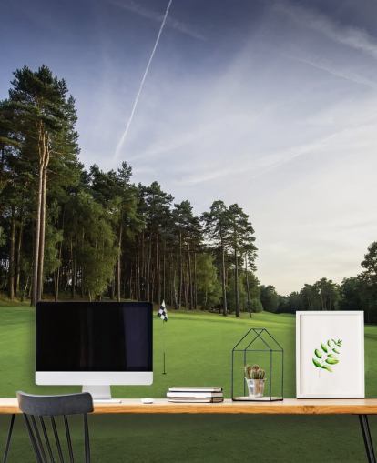 Grün Golfplatz-Tapete