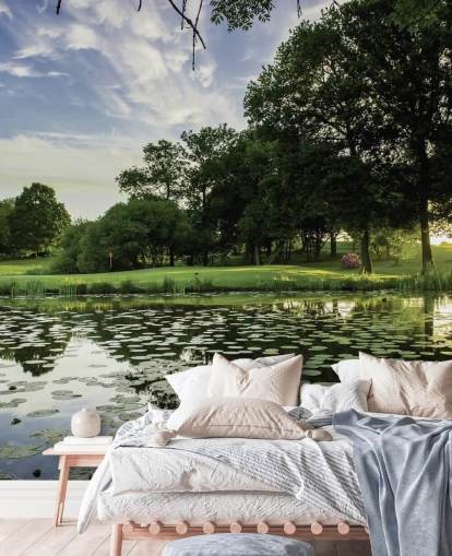 Golf Course Pond Wallpaper Golf Course Pond Wallpaper