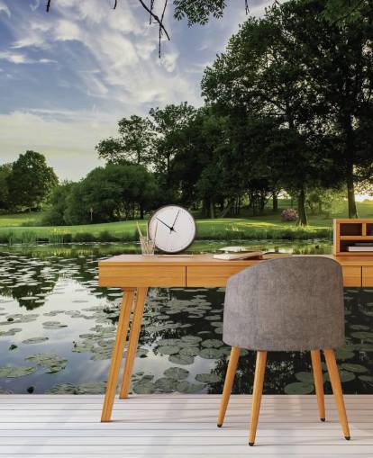 Golf Course Pond Wallpaper Golf Course Pond Wallpaper