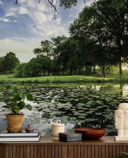 Papel de parede Golf Course Pond Papel de parede Golf Course Pond