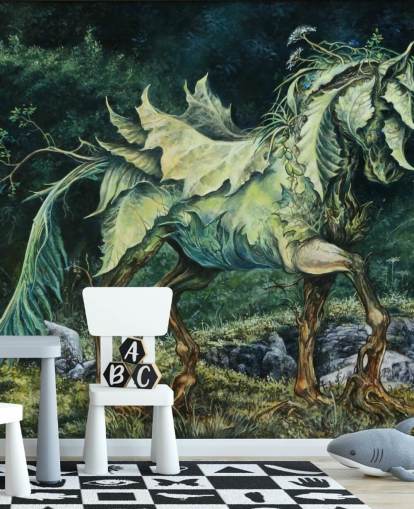 Papel de parede Leafy Horse Papel de parede Leafy Horse