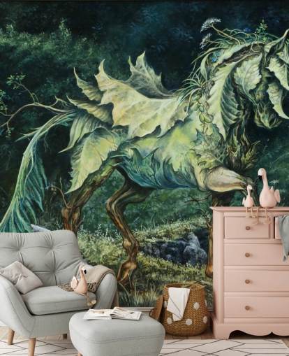 Papel de parede Leafy Horse