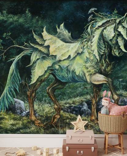 Papel Pintado Leafy Horse