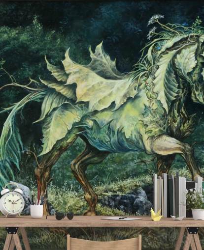 Papier Peint Leafy Horse Papier Peint Leafy Horse