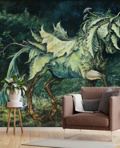 Papel Pintado Leafy Horse