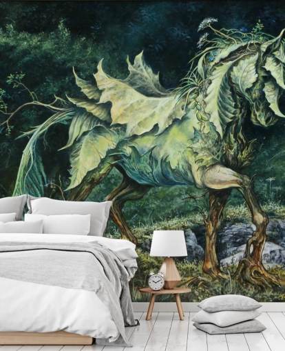 Papel de parede Leafy Horse