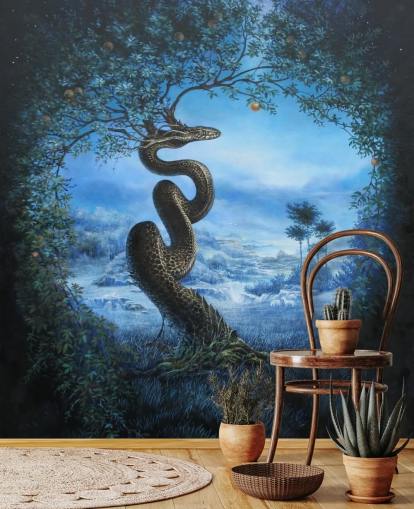 Adam and Eve Tree Wallpaper