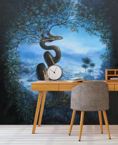 Papier Peint Arbre Adam et Eve