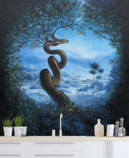 Adam and Eve Tree Wallpaper