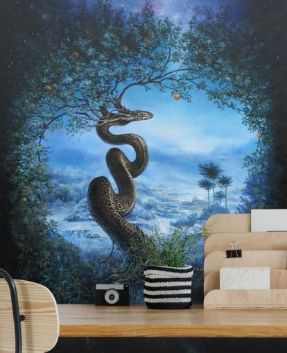Adam and Eve Tree Wallpaper