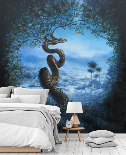 Papier Peint Arbre Adam et Eve